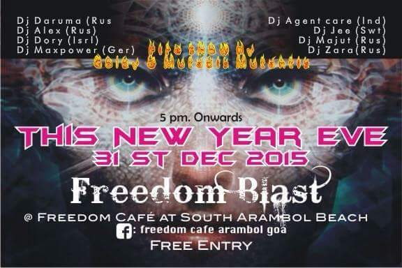 Party Flyer Eco Gathering Promo New Year Eve In Freedom