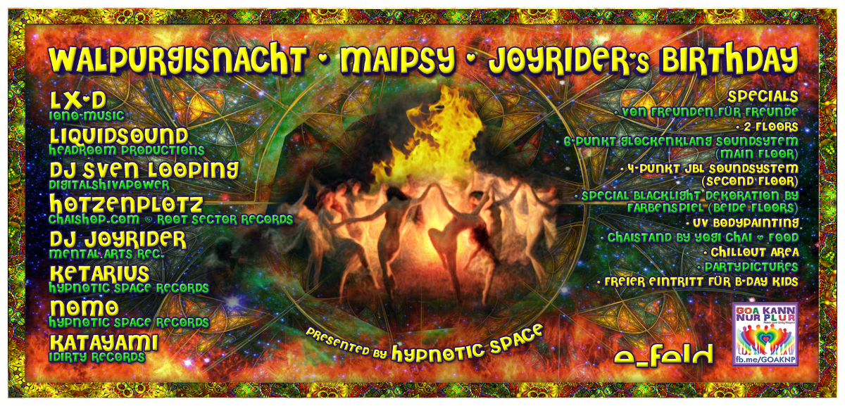 Maipsy Walpurgisnacht 2019 Dj Joyriders Birthday 30 - 